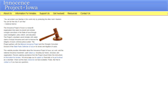 Desktop Screenshot of iowainnocence.org